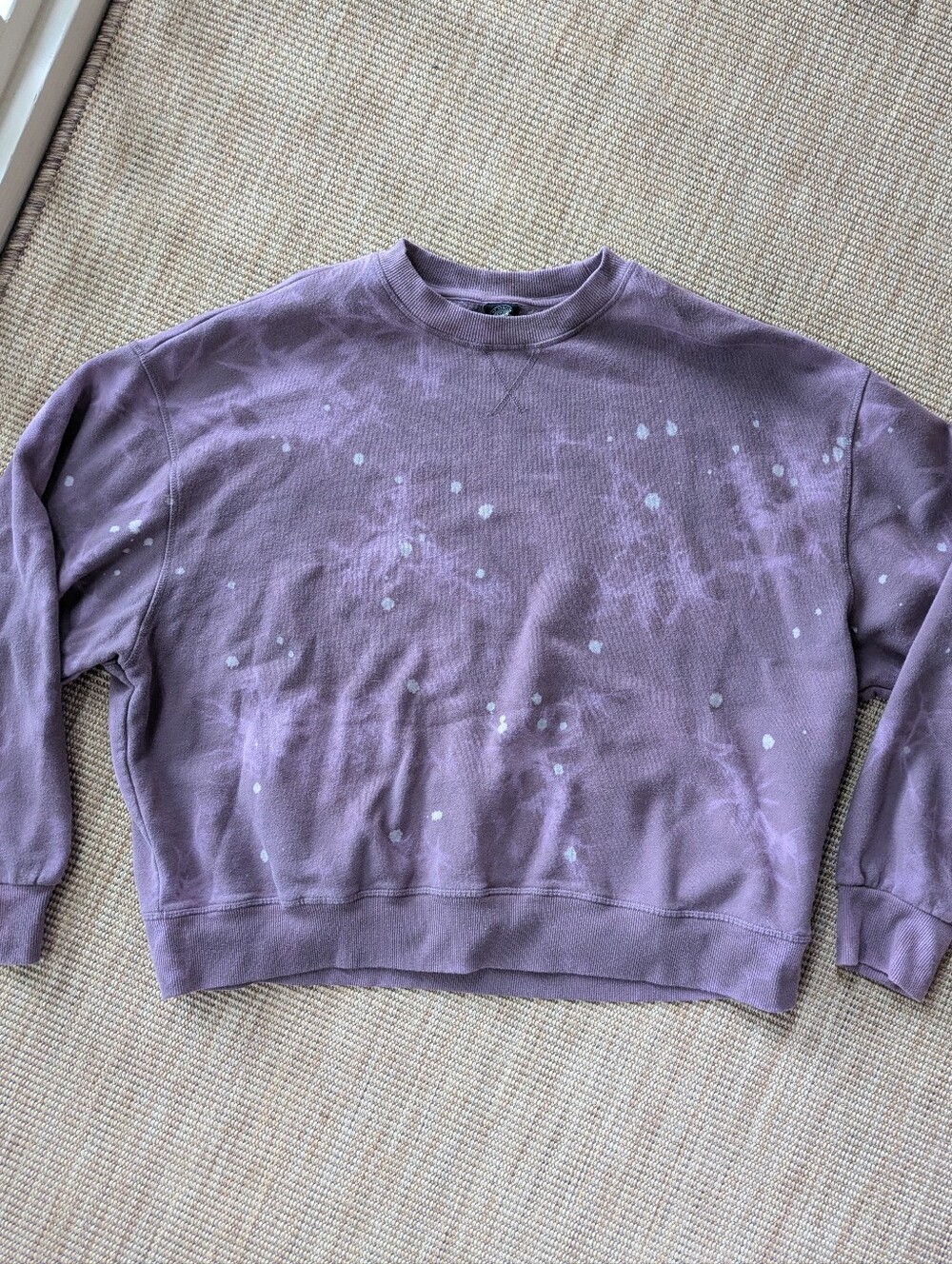 Pacsun Purple Tie-dye Sweatshirt
